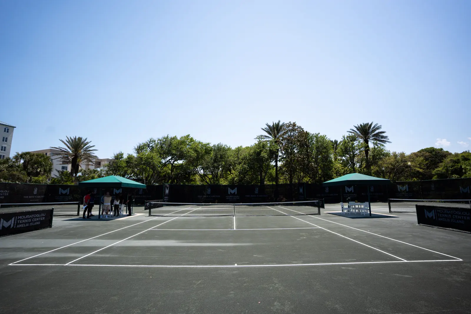 Court de tennis extérieur du Mouratoglou Tennis Center, The Ritz-Carlton, Amelia Island, Floride