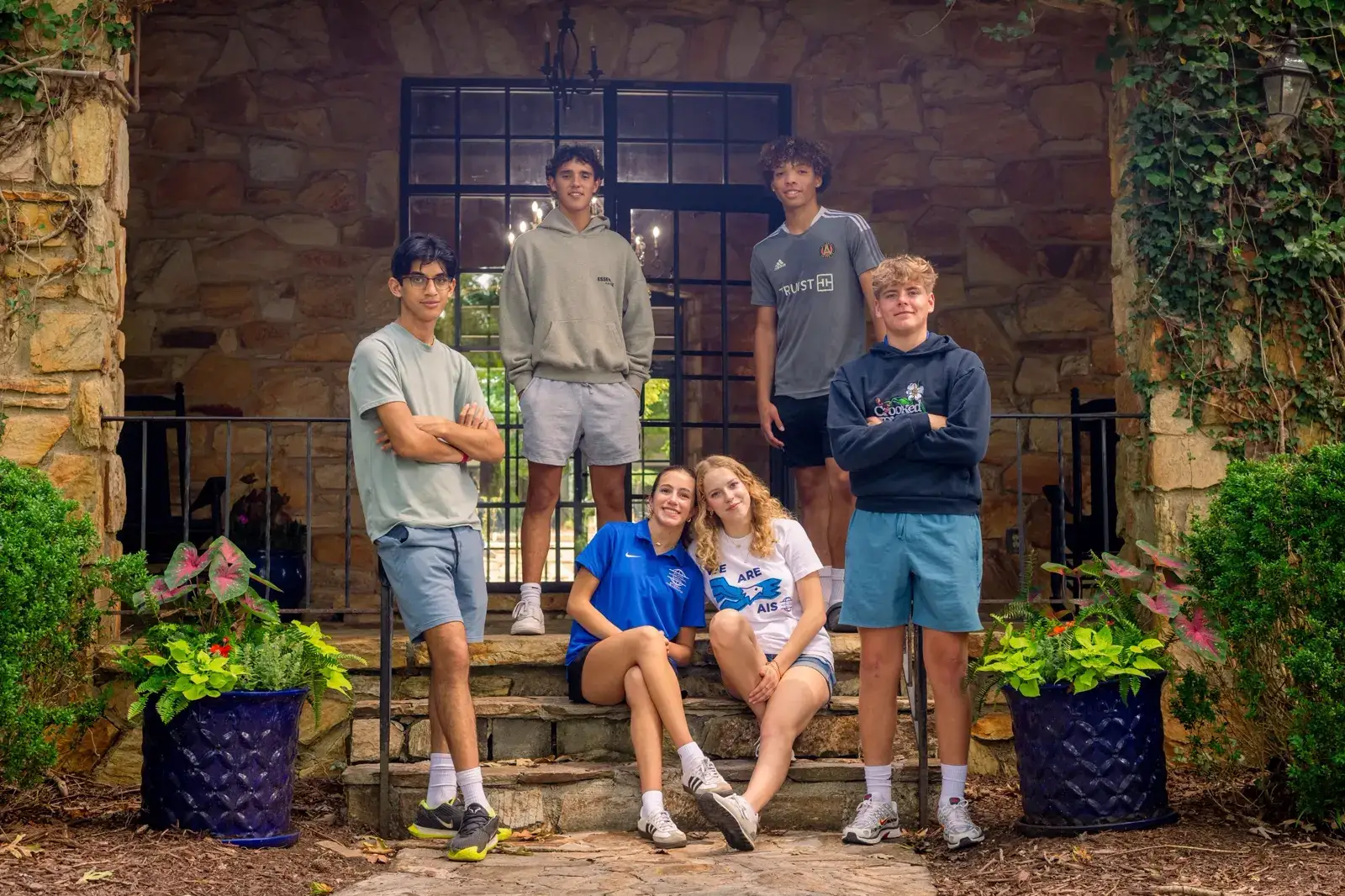 Studenti-atleti del programma Atlanta International School alla Mouratoglou Academy Atlanta