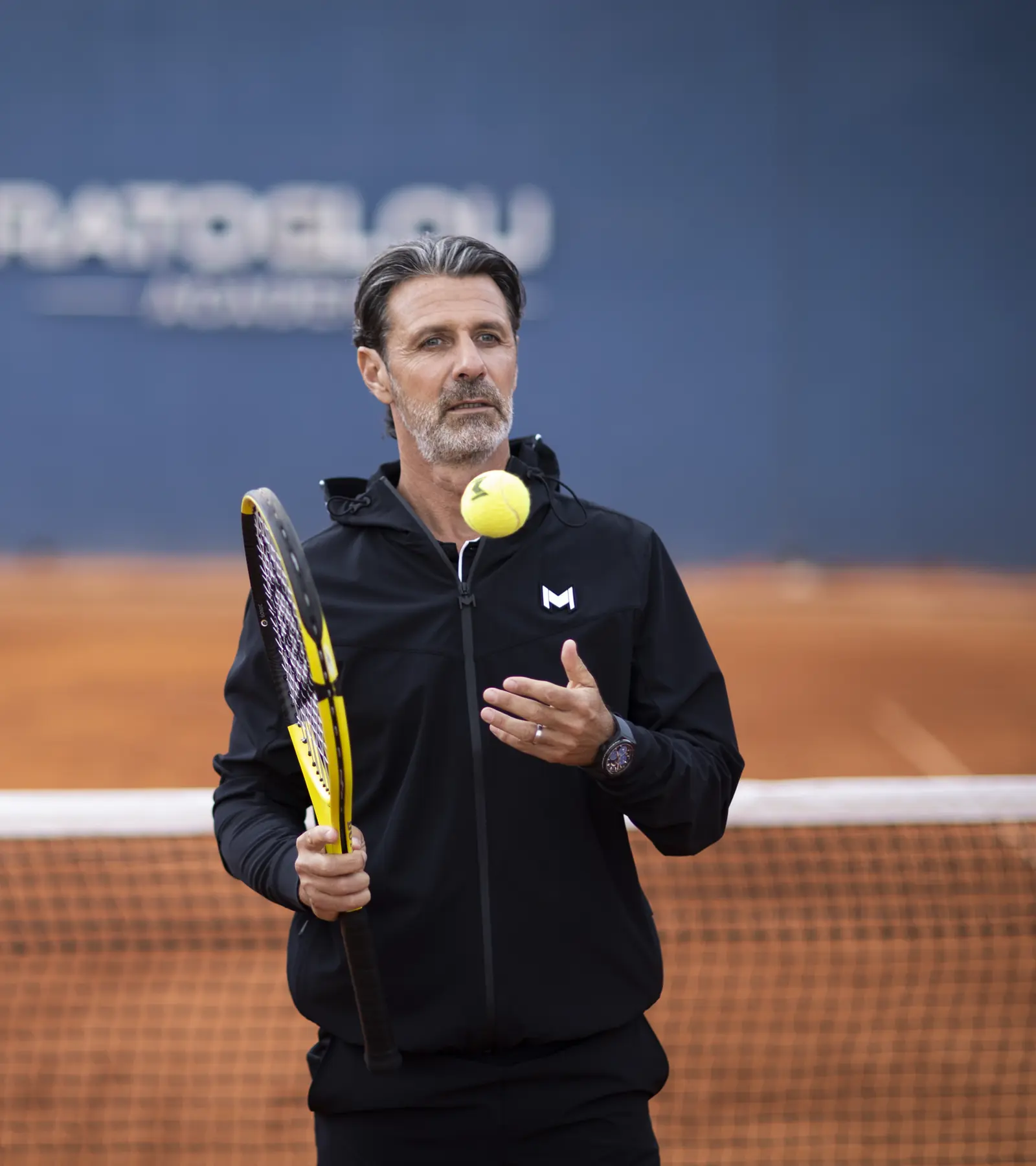 Patrick Mouratoglou in campo