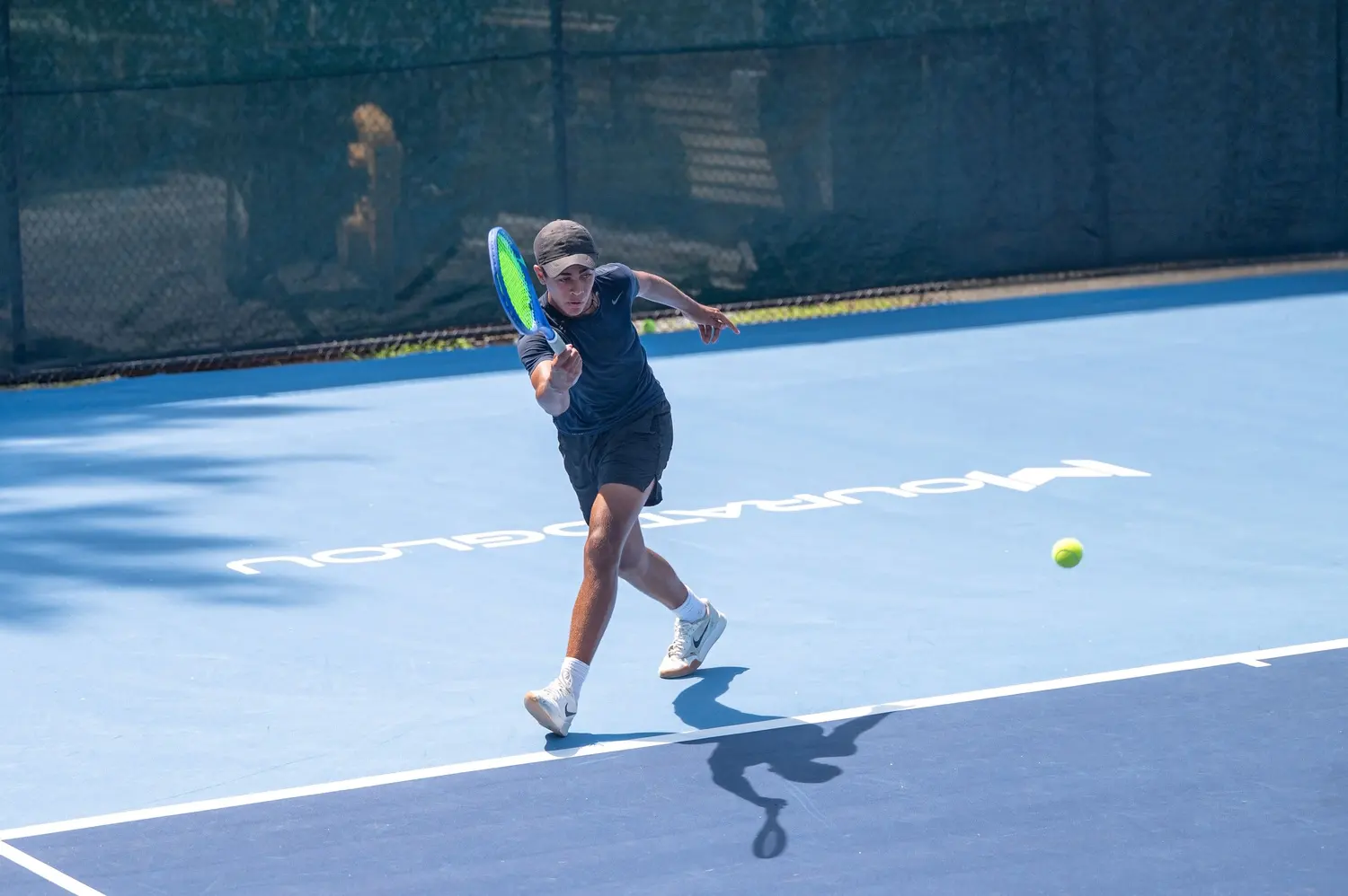 Spieler in Aktion beim Training in Boston