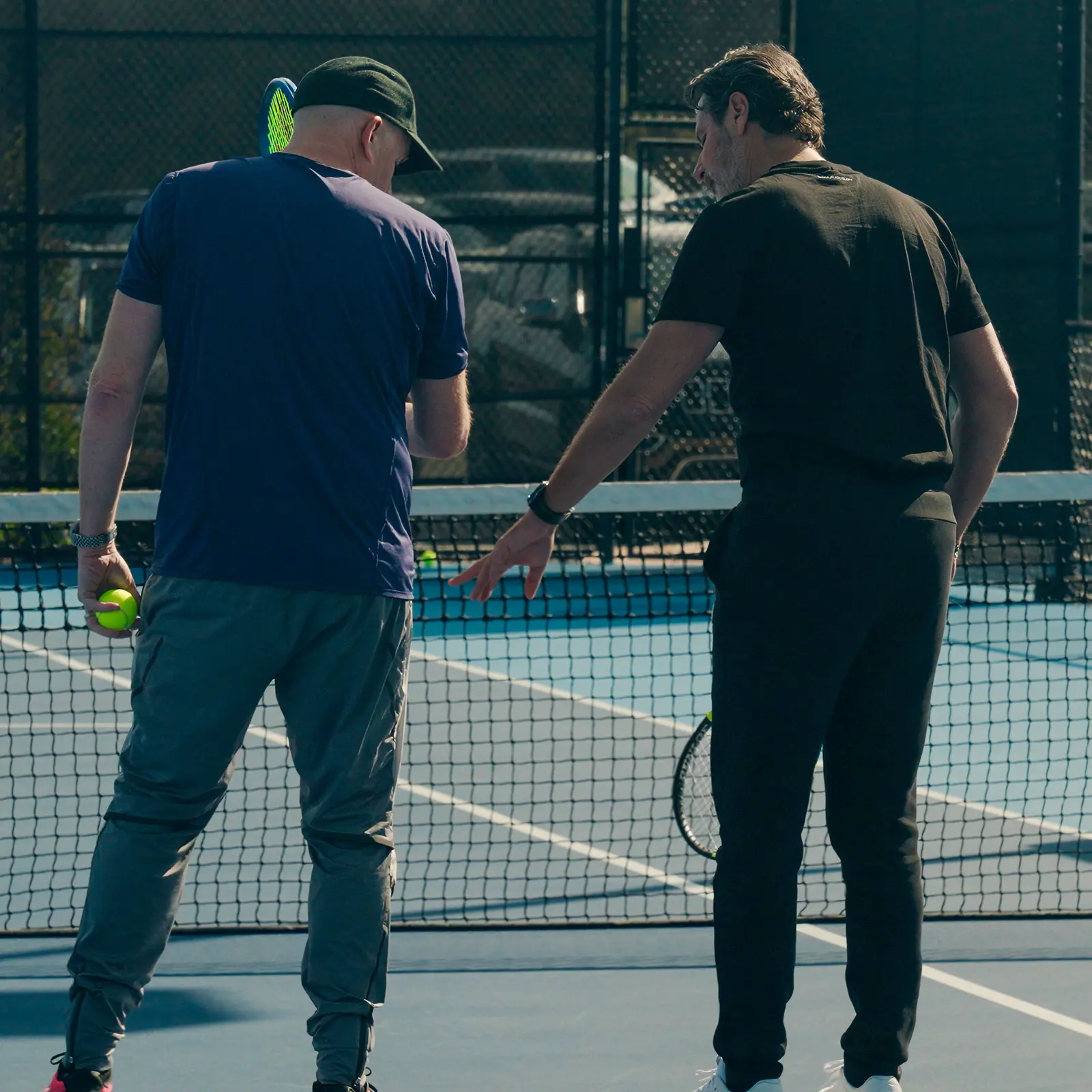 Patrick Mouratoglou gibt Coaching-Tipps im Mouratoglou Tennis Center Horseshoe Bay